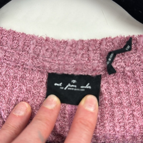 Urban Outfitter Out from Under Oversized Soft Waffle Knit Button Down Shirt - Picture 3 of 9